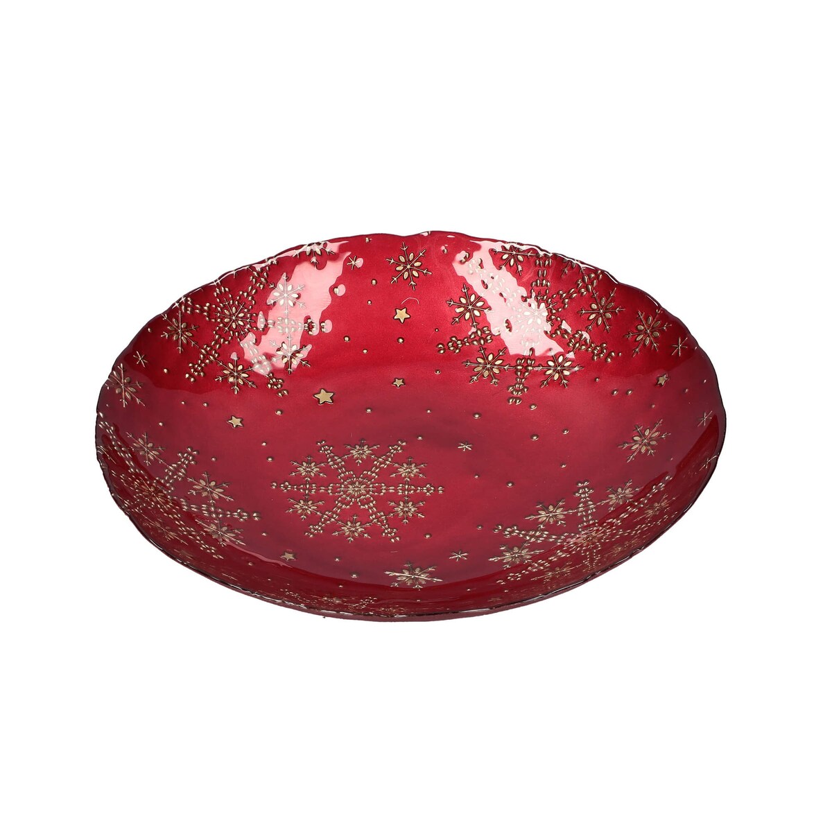 Patera świąteczna Ilprimofiocco - Czerwony, 40 cm