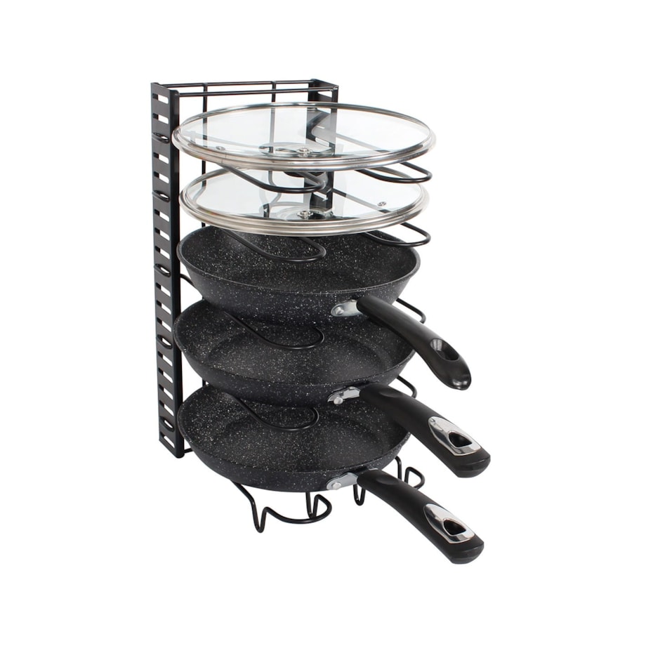 Stojak organizer na patelnie i pokrywki 5-poziomów KINGHOFF