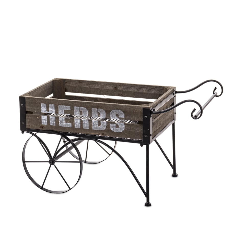 Kwietnik postarzany 36,5x62x33 cm Herbs