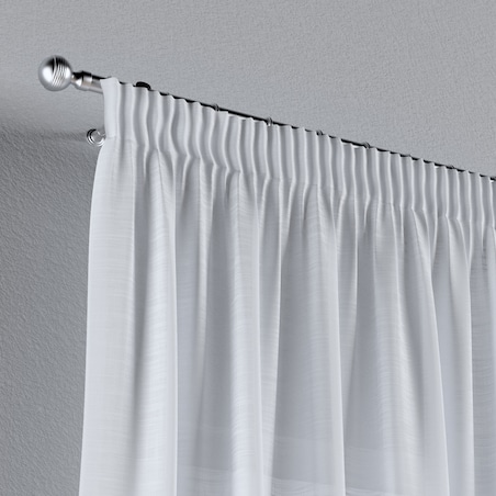 Zasłona na taśmie marszczącej 1 szt. 130x260 prześwitujący biały