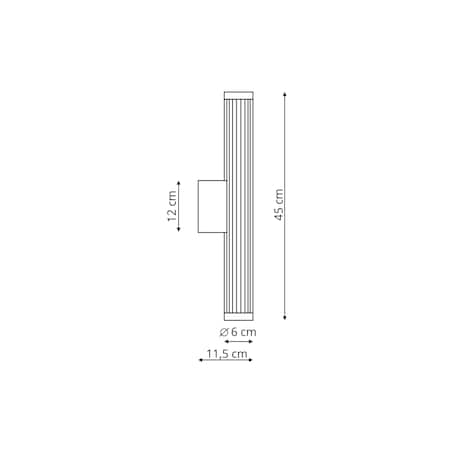 Kinkiet Light Prestige VENA brązowy LED CCT 3000K/4000K/6000K (regulowana) 1 szt.