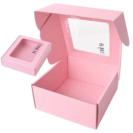 PUDEŁKO OZDOBNE prezentowe róż 20x20x10 cm PDOZ27