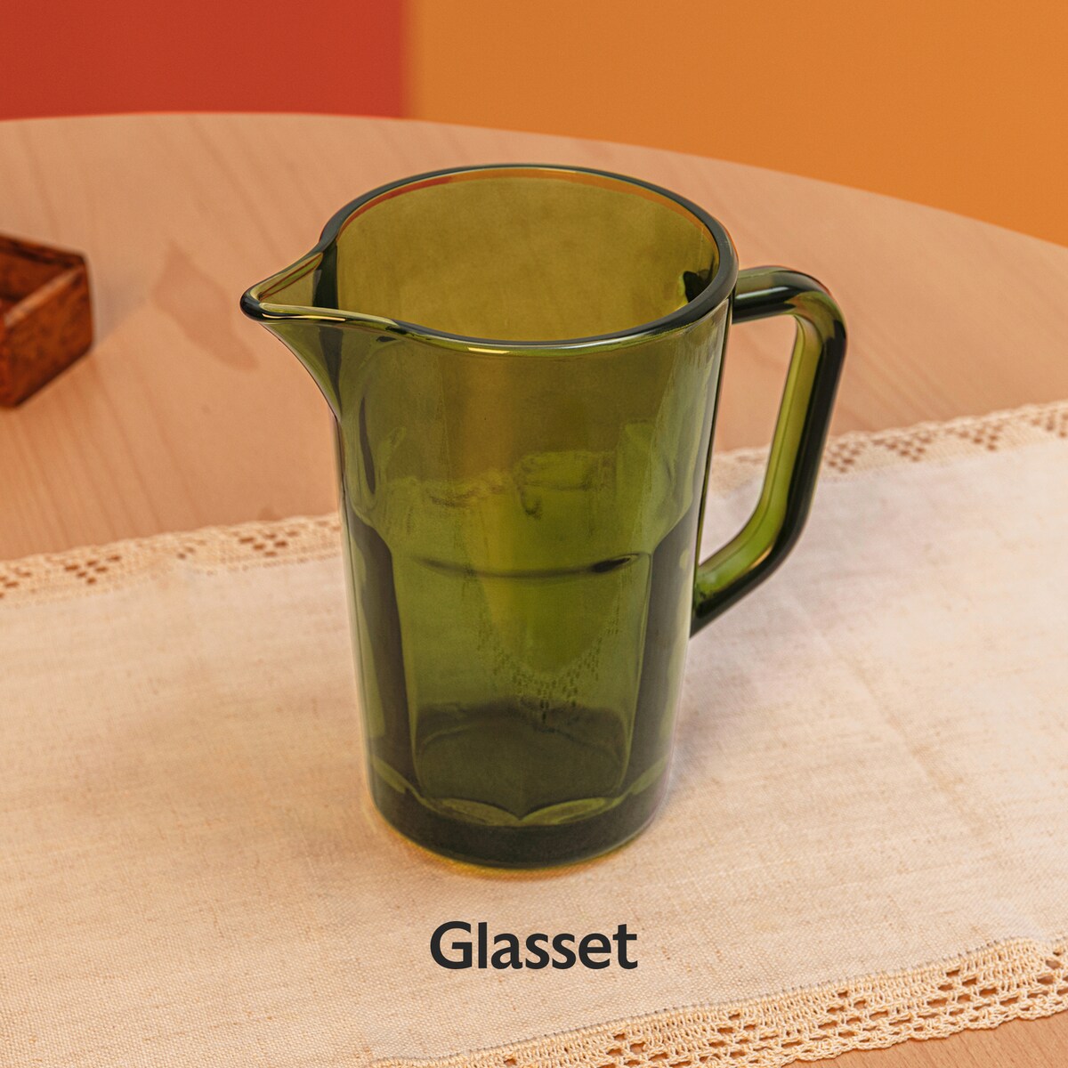 Dzbanek w stylu vintage zielony Alva Retro 1000 ml