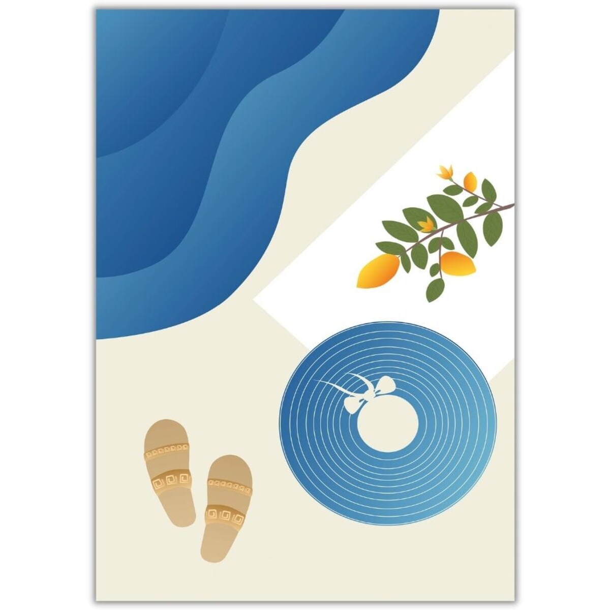 plakat summer graphic 4 30x40 cm