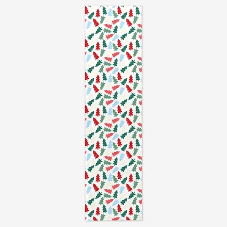Bieżnik świąteczny - Kolorowe choinki - 35x130