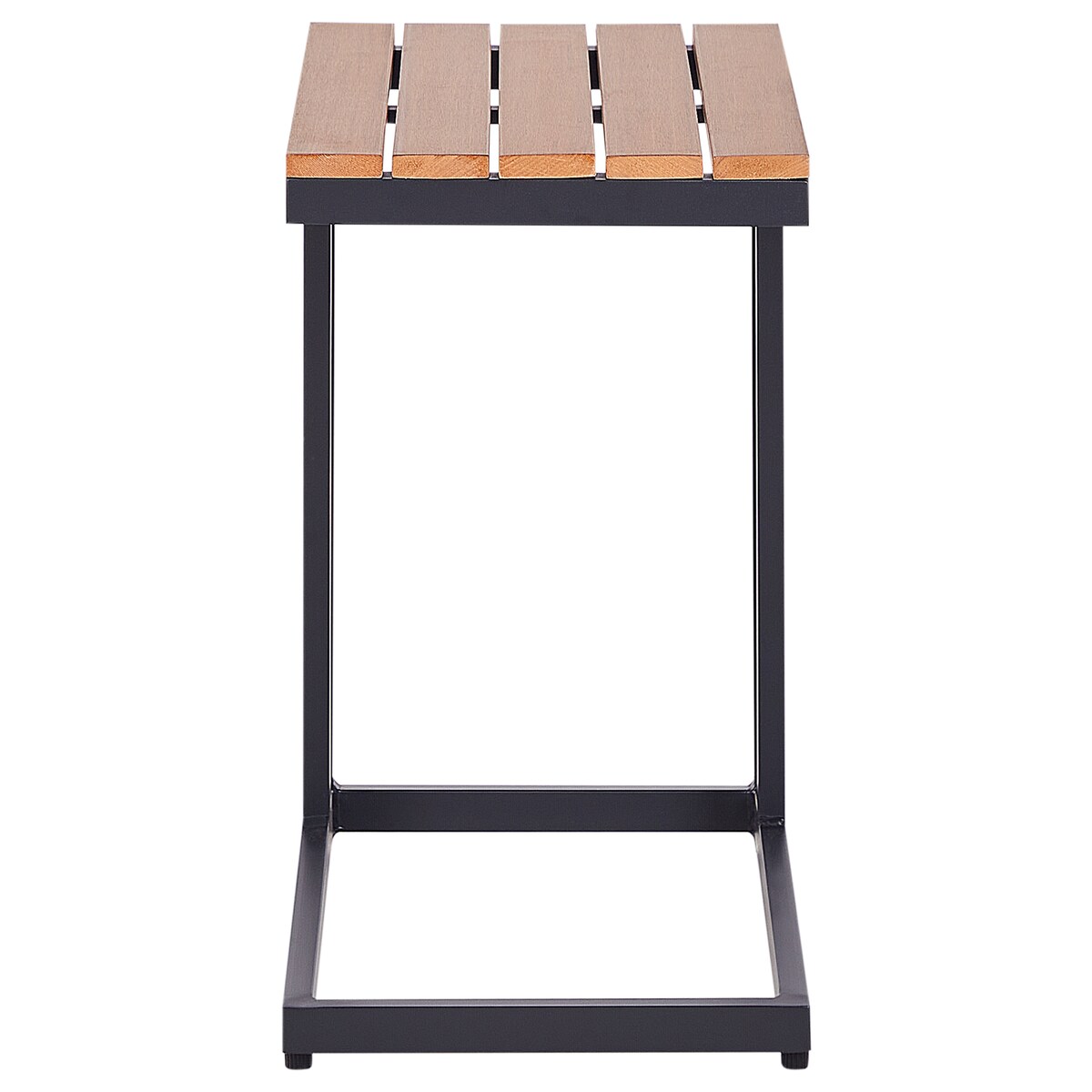 Stolik ogrodowy MESSINA 60 cm 35 cm Czarny