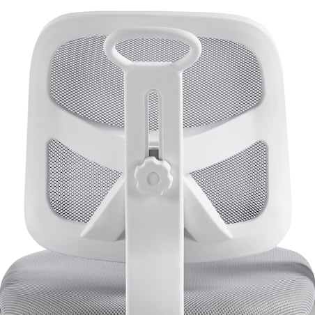 Fotel OBROTOWY biurowy SOMBA KRZESŁO do biurka DLA DZIECKA regulowane SZARY