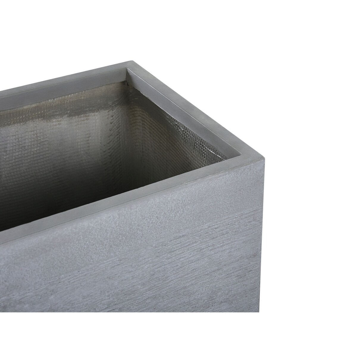 Doniczka 26 x 26 x 60 cm szara DION