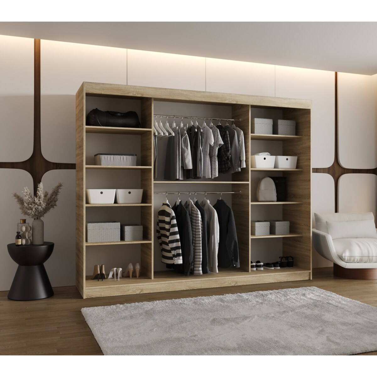 Szafa przesuwna ROYAL 250 sonoma