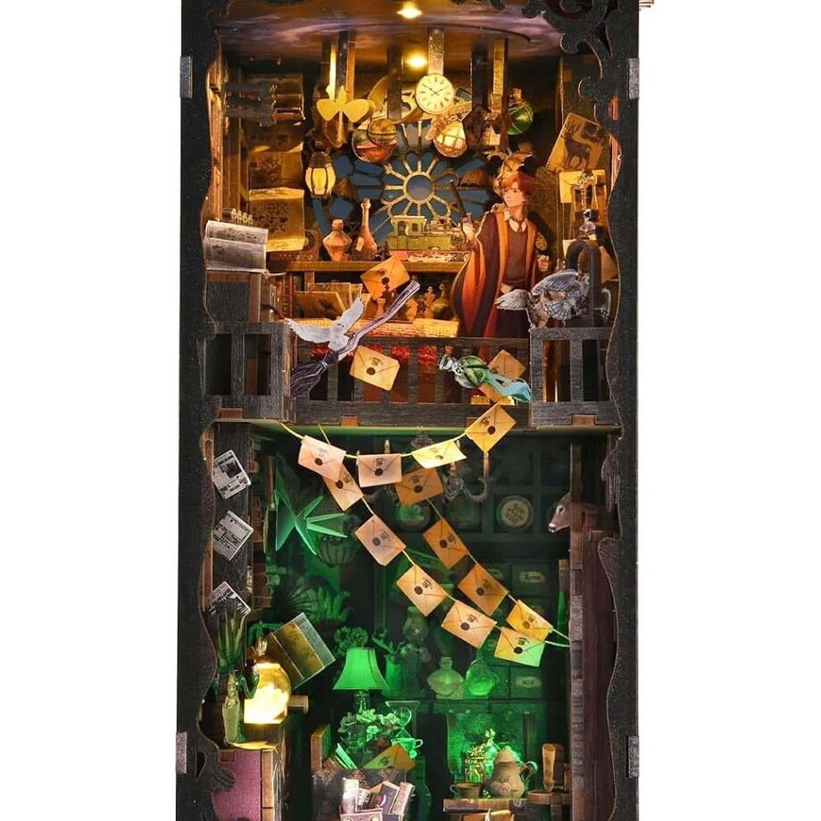 Miniaturowy domek Book Nook - Dom czarów - Aslowsnail