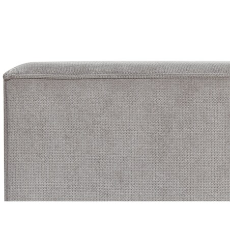 Łóżko tapicerowane 160 x 200 cm szare LINARDS