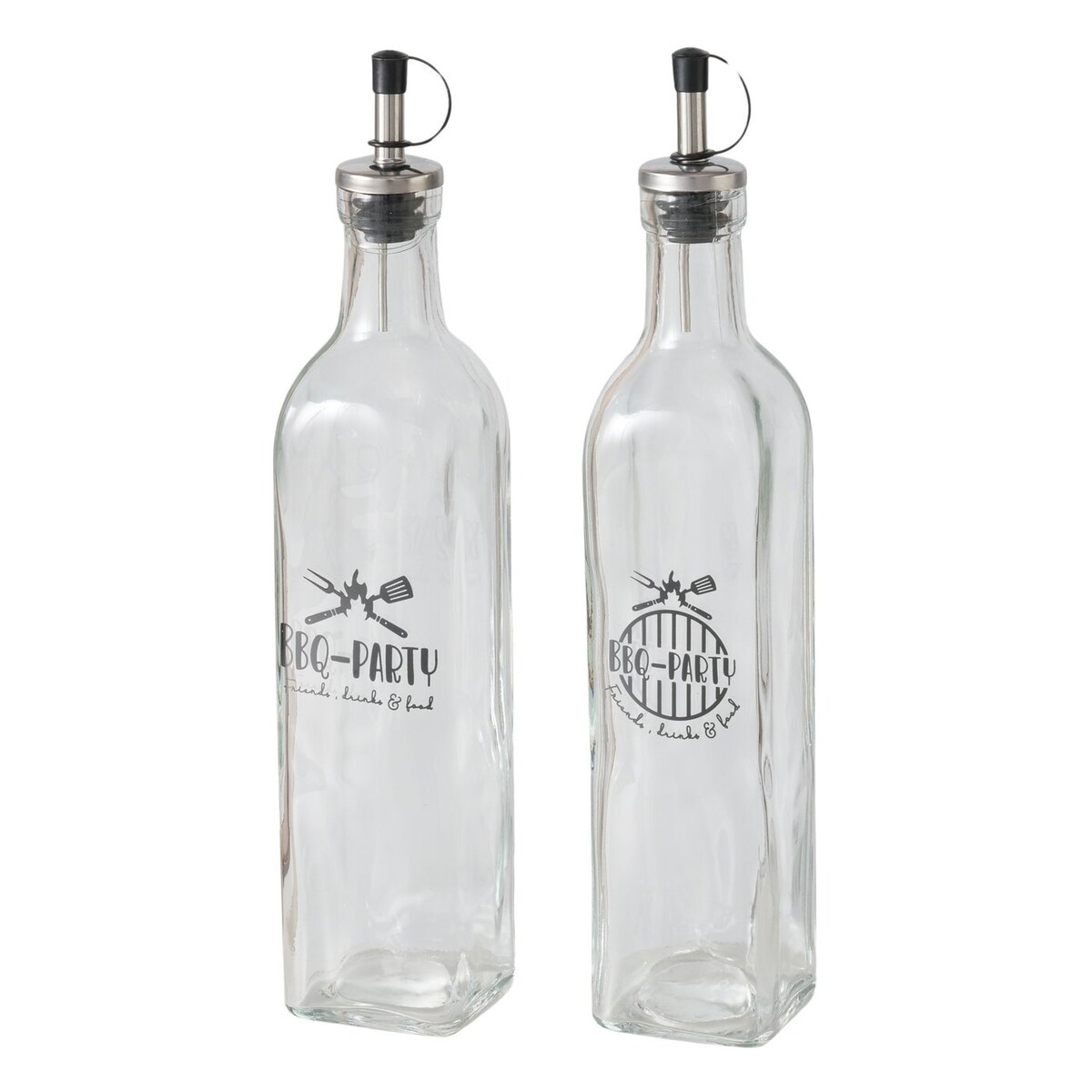 Butelki na dressing z dozownikiem BBQ, 500 ml, 2 szt.