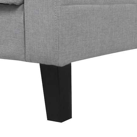 Sofa rozkładana dla 3 osób VEHKOO Jasnoszary
