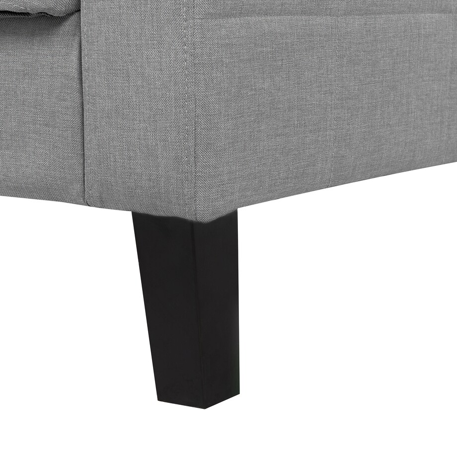 Sofa rozkładana dla 3 osób VEHKOO Jasnoszary