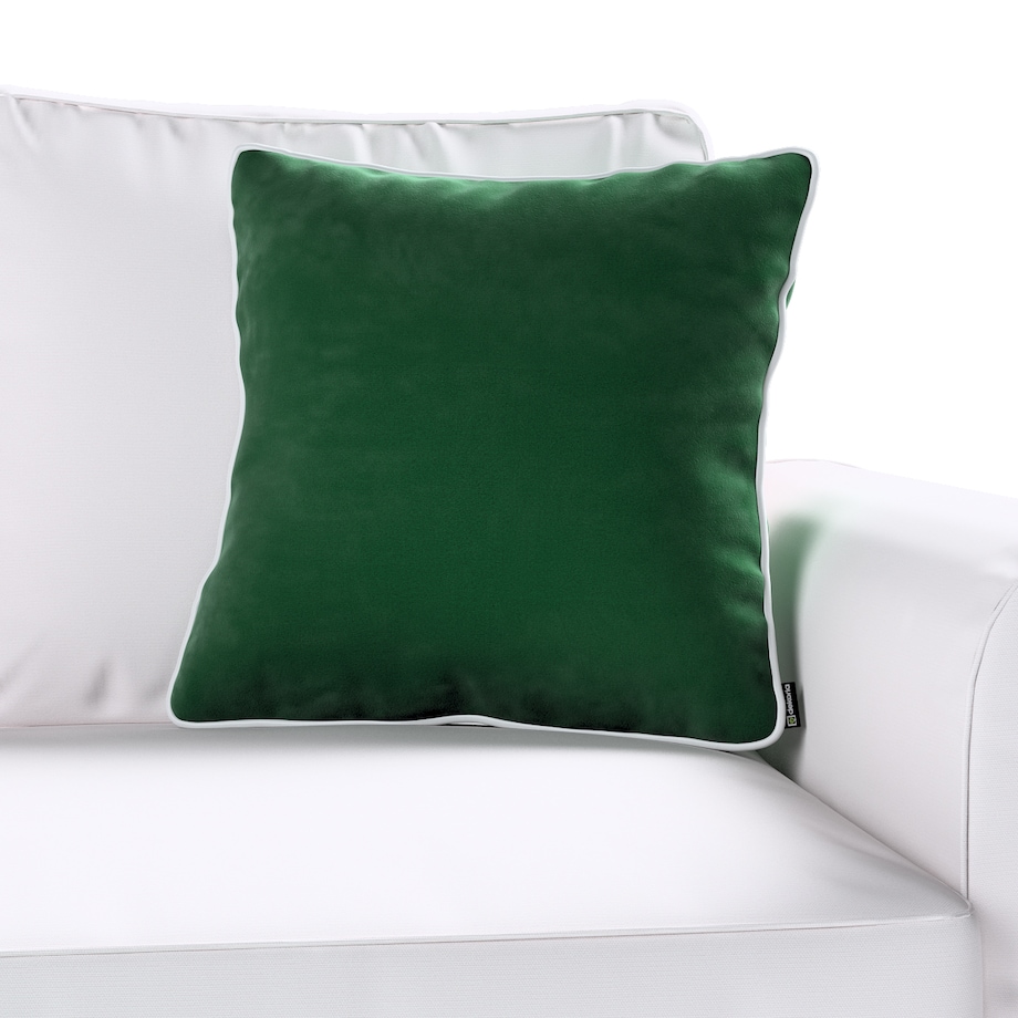 Poszewka Laura na poduszkę 60x60 butelkowa zieleń