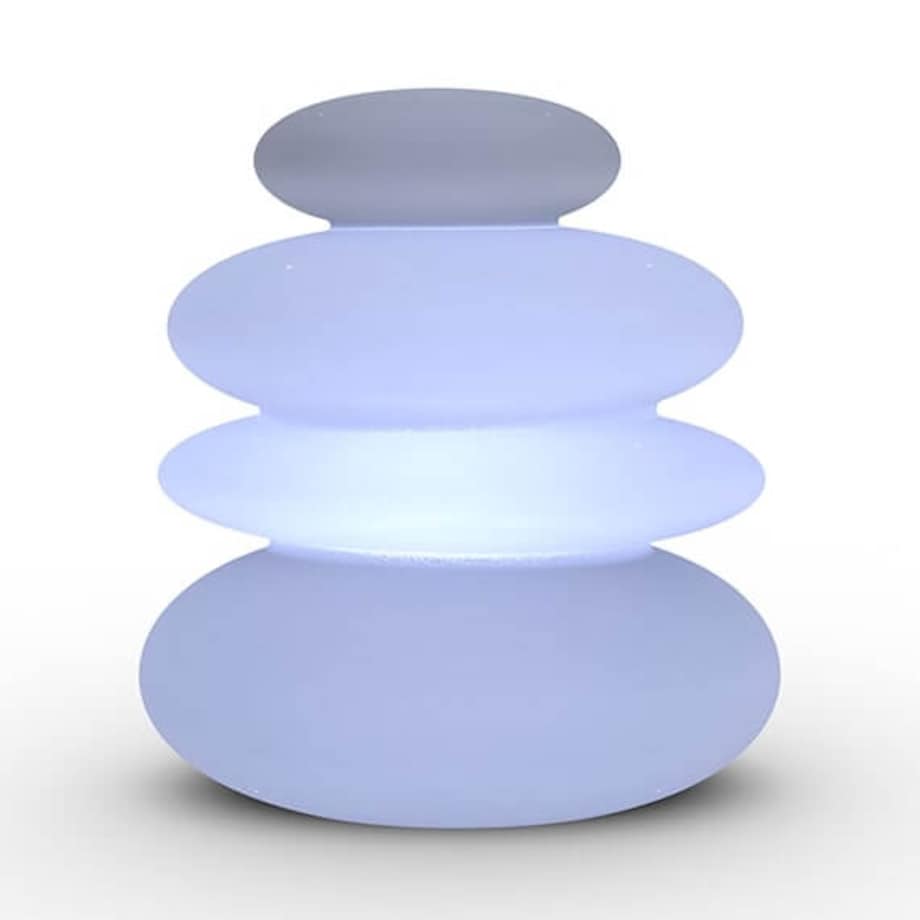 Lampka ogrodowa Balans Cable LUMBS070OFNW King Home LED 9W 6000K IP65 kamienie biała