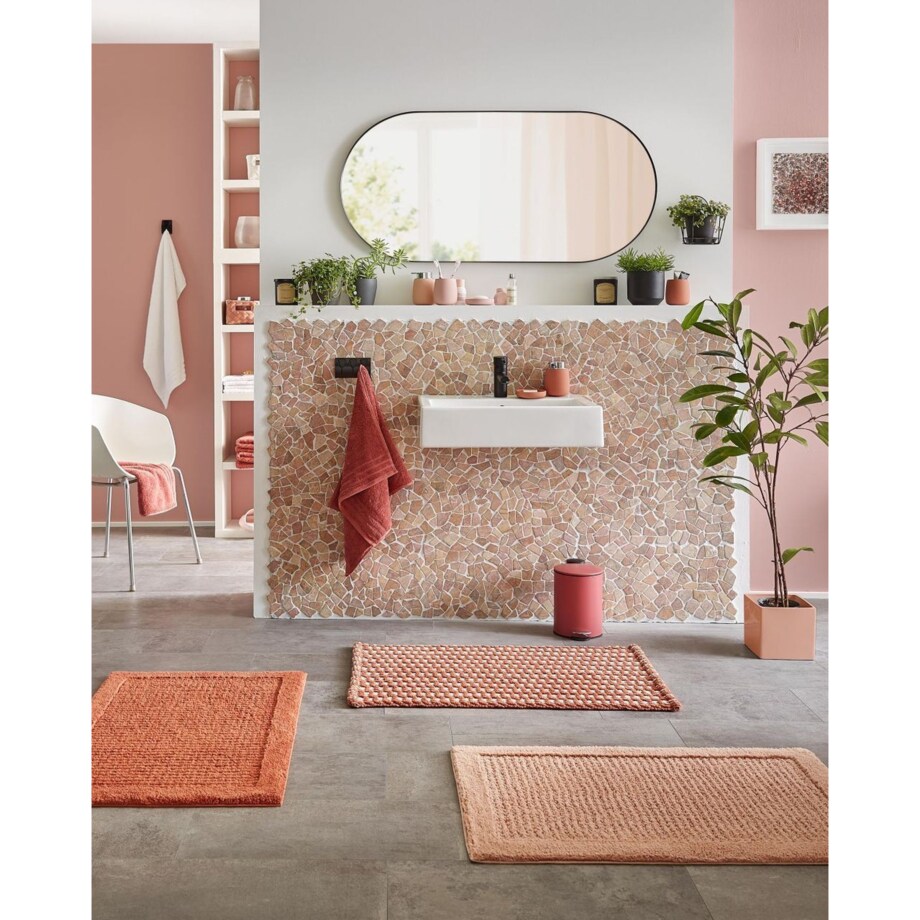 Kleine Wolke Net Ekologiczny Dywanik łazienkowy zielony 60x 90 cm ECO LIVING