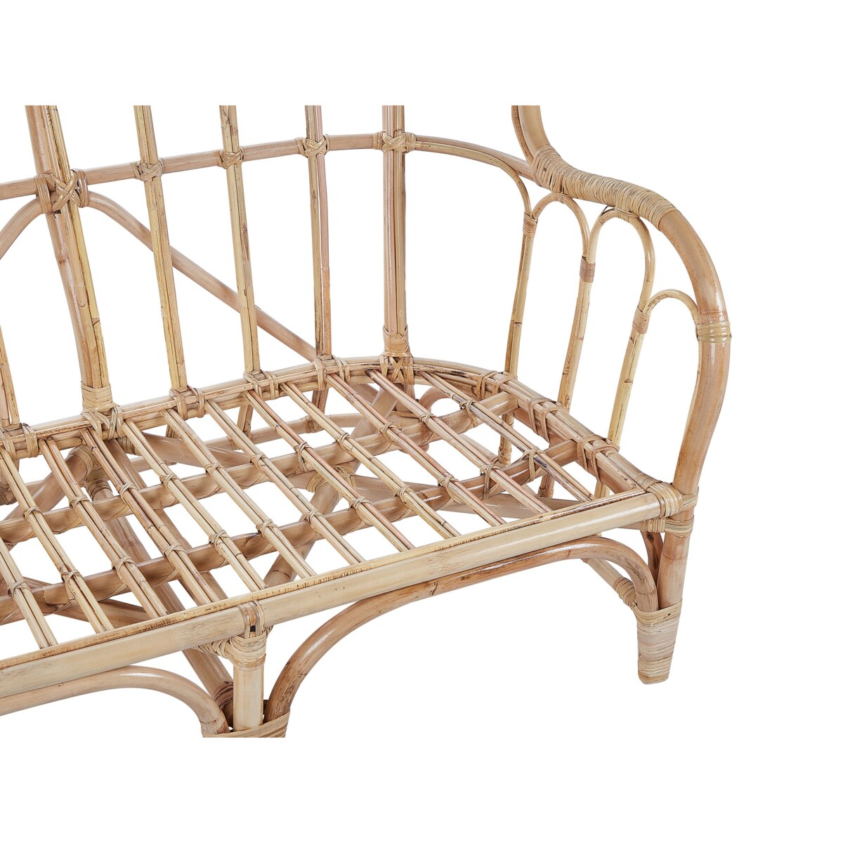 Zestaw ogrodowy rattanowy 4-osobowy naturalny BRINDISI