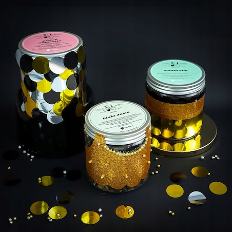 Herbata czerwona pu-erh AMARETTO o smaku wykwintnego amaretto PREMIUM - herbata liściasta sypana mieszanka napar susz - gotowa na prezent upominek