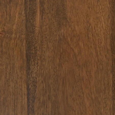 Stolik kawowy z drewna mango, kuliste nogi, brązowy, Abekas, 90 cm