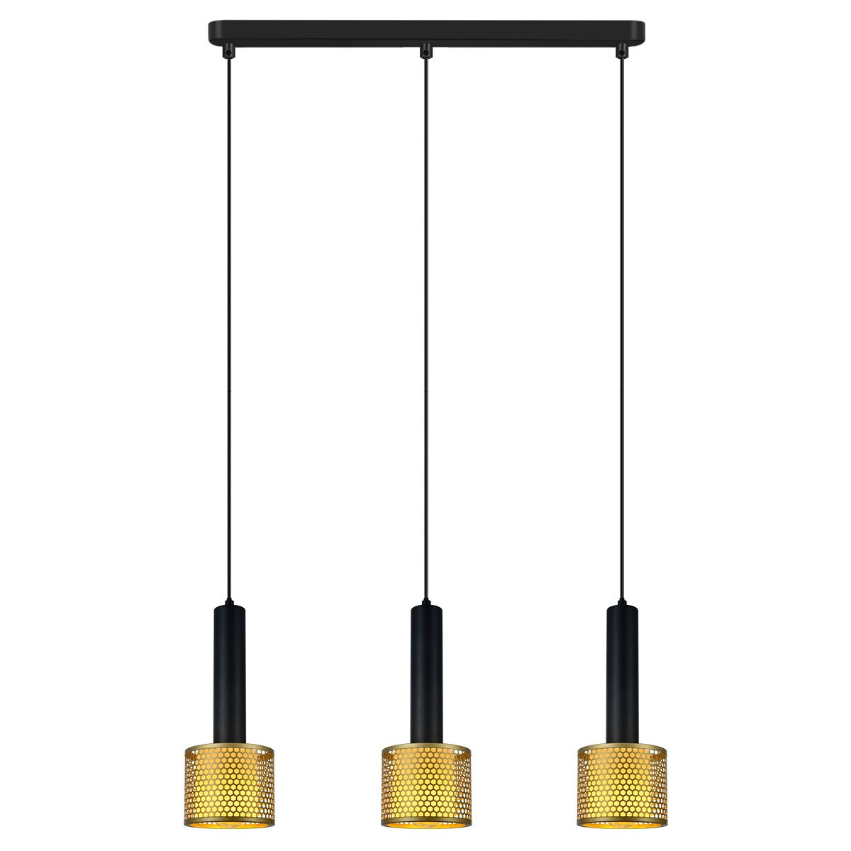 Lampa wisząca Light Prestige Amo czarny 3 x E27 1 szt.