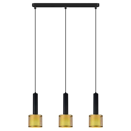 Lampa wisząca Light Prestige Amo czarny 3 x E27 1 szt.