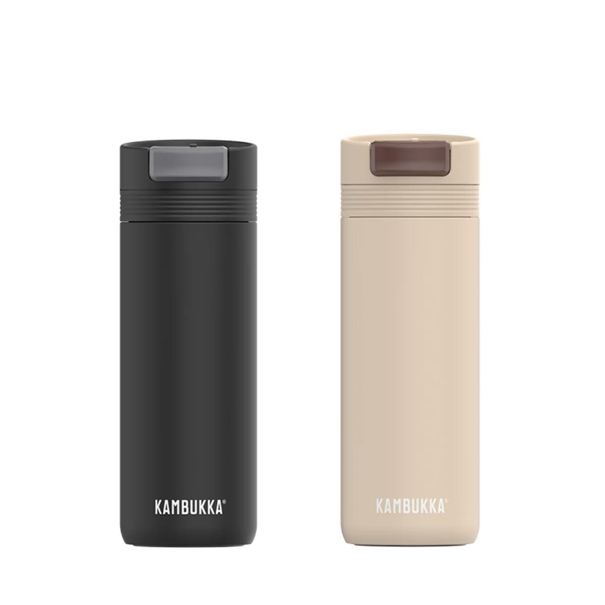 Kubek termiczny na kawę, herbatę Cabo 500ml Black + Beige Kambukka Tiramisu