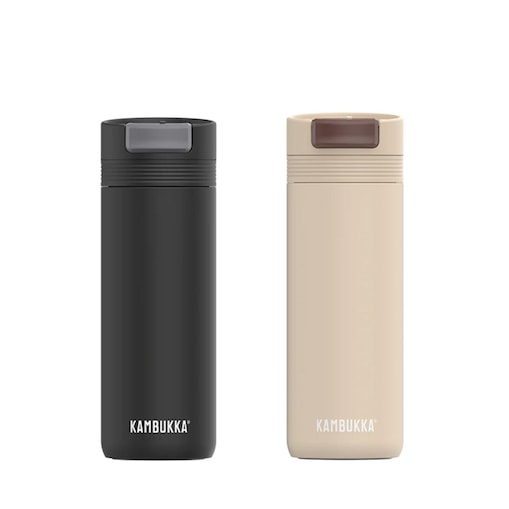Kubek termiczny na kawę, herbatę Cabo 500ml Black + Beige Kambukka Tiramisu