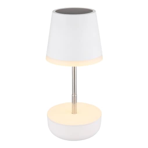 Lampa solarna stołowa LED Globo 36638W biała IP44 3000K do ogrodu i na taras