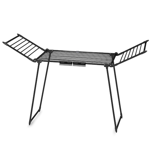 Suszarka na pranie rozkładana teleskopowa stojąca 27m Massido Lydia czarna