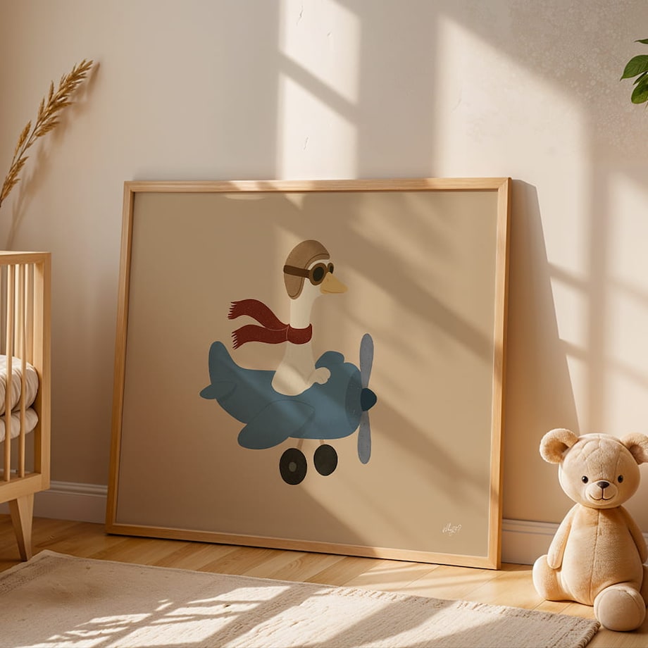 plakat kapitan gęś 70x100