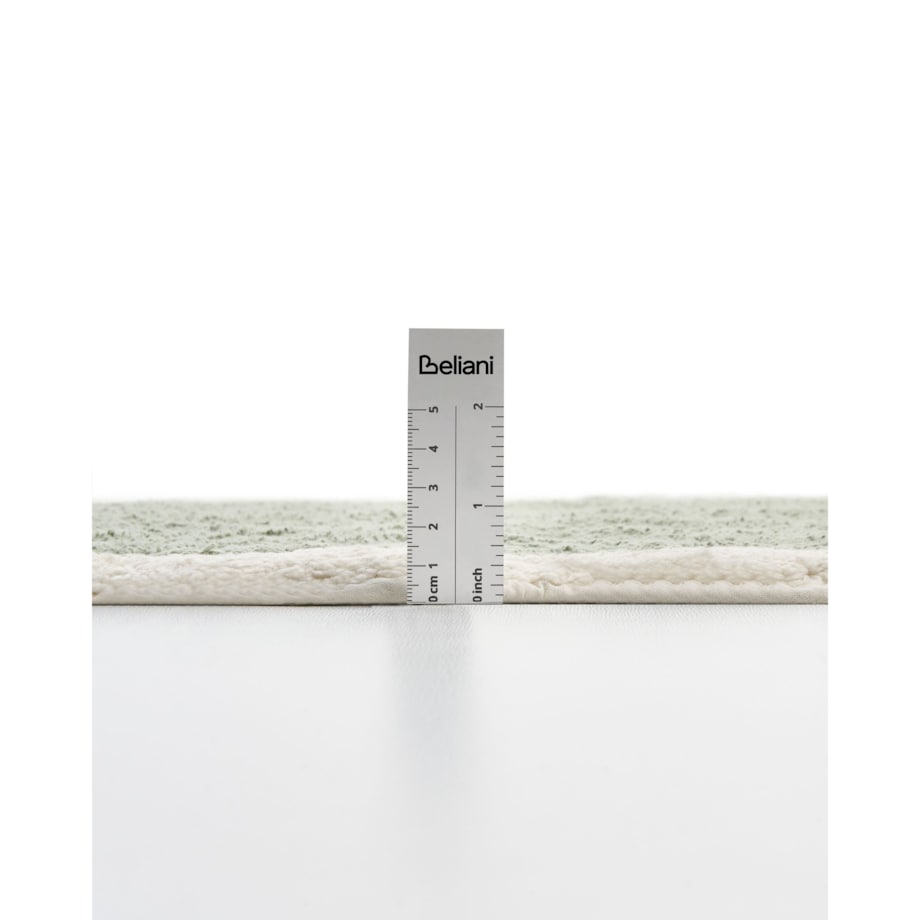 Dywanik łazienkowy NANGAL Zielony 60 x 90 cm Bawełna