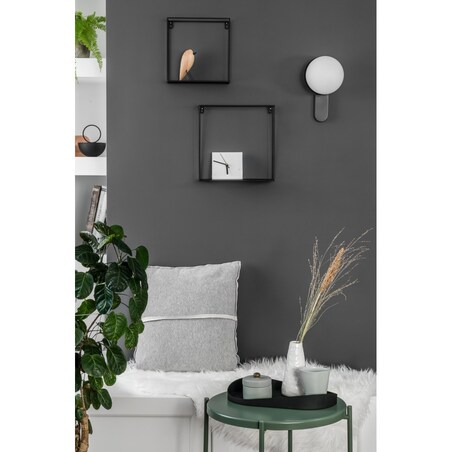 KUUL D czarna lampa ścienna / kinkiet z podwyższoną szczelnością IP44