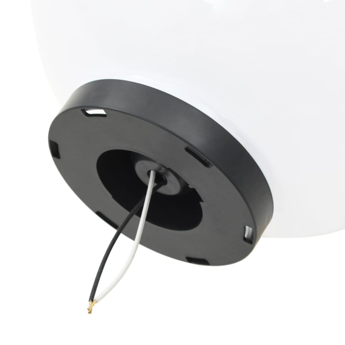 vidaXL Zestaw 6 kulistych lamp ogrodowych LED, 20/30/40 cm, PMMA