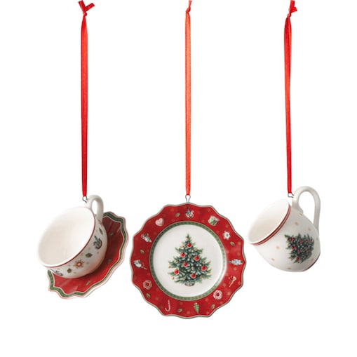Zestaw 3 zawieszek na choinkę Toy's Delight Decoration Ornaments Villeroy & Boch
