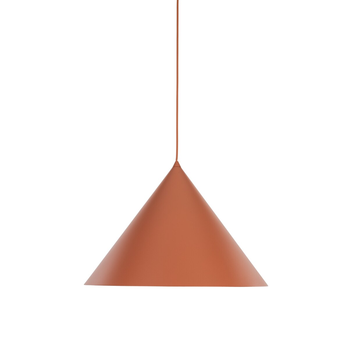 Lampa wisząca TK Lighting CONO BRICK 10089 ceglasty klosz 50 cm E27 nowoczesna regulowana do salonu i jadalni