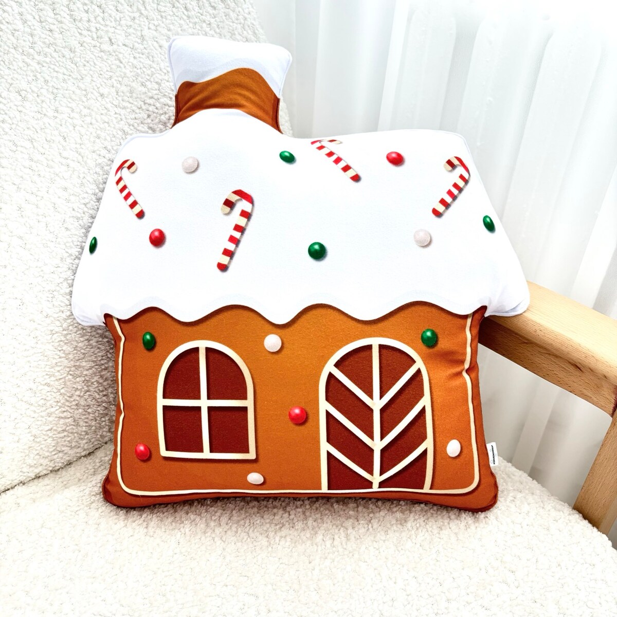Poduszka świąteczna Domek piernik