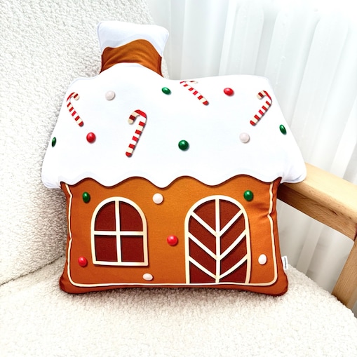 Poduszka świąteczna Domek piernik