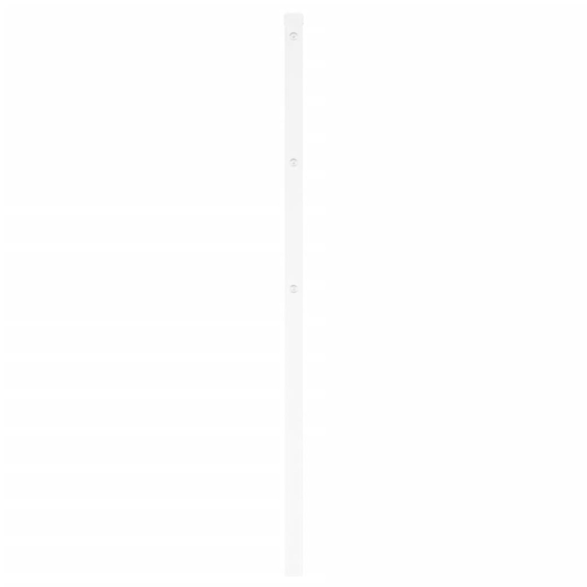 vidaXL Metalowe wezgłowie, białe, 180 cm