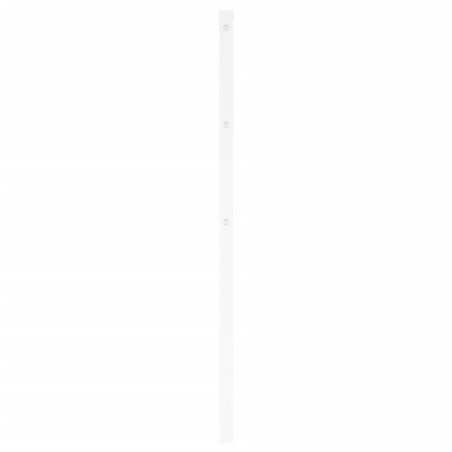 vidaXL Metalowe wezgłowie, białe, 180 cm