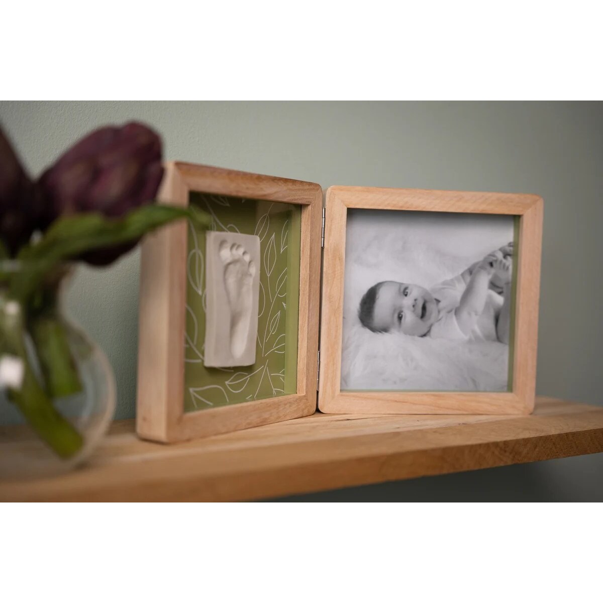 Podwójna ramka na odcisk i zdjęcie Petit Artichaut - Liście