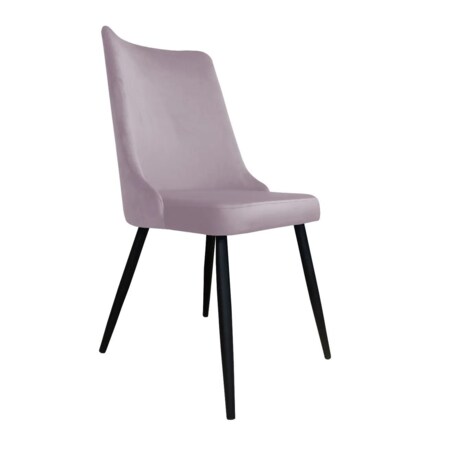 Krzesło CYPRIAN VELVET jasno różowe