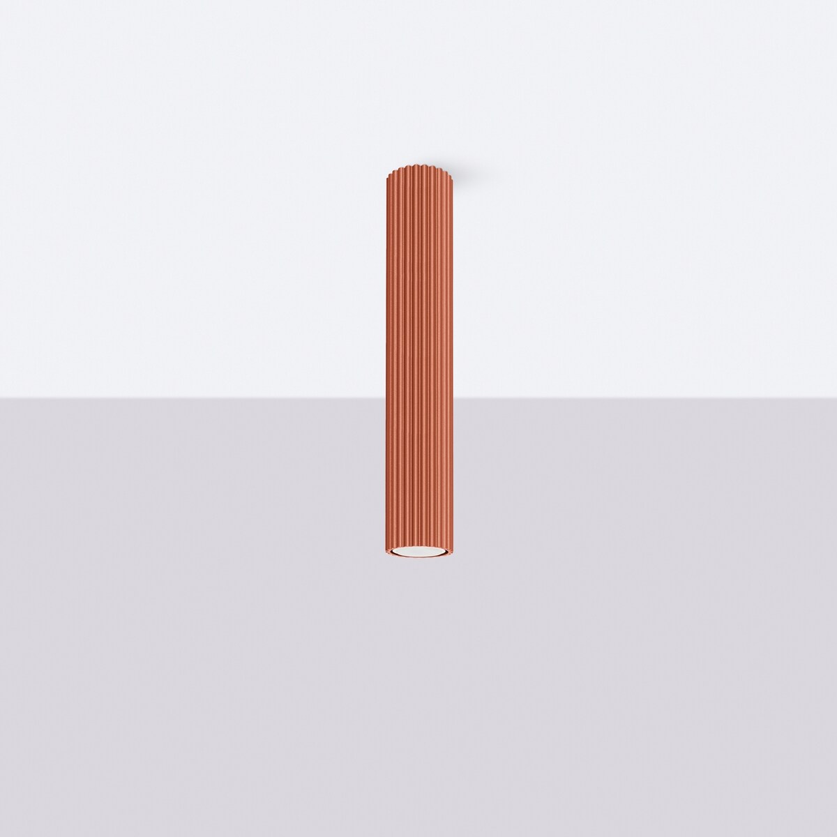 Plafon KARBON 40 ochra czerwona