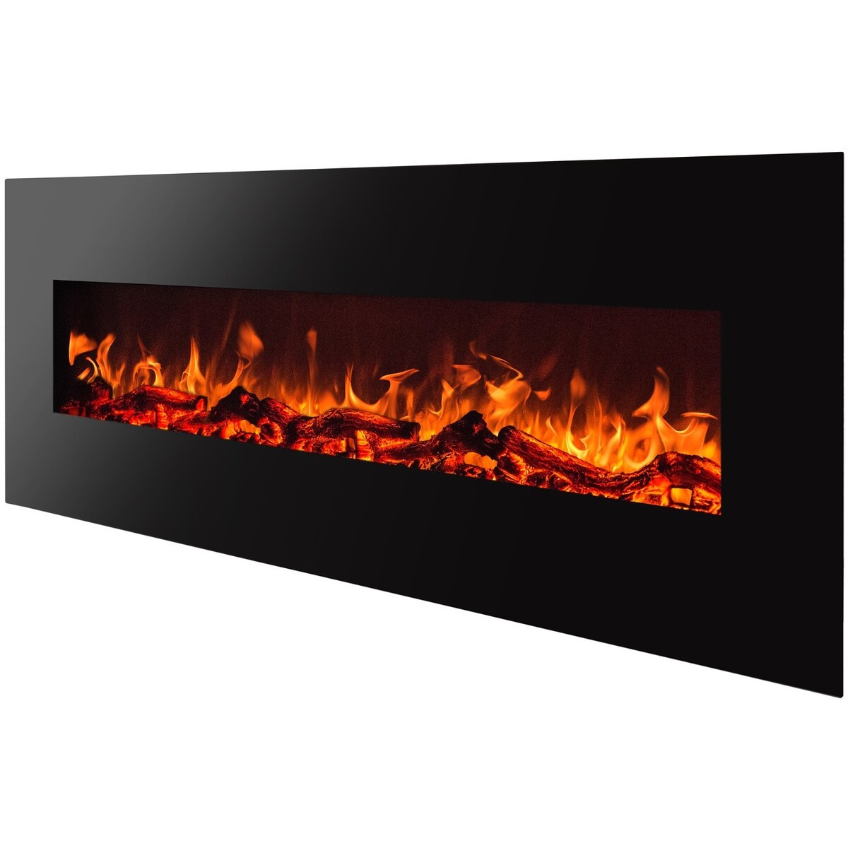 Kominek elektryczny AFLAMO Albion 42 - murale - 110x49x14 cm - kominek LED z funkcją grzania 750/1500 W