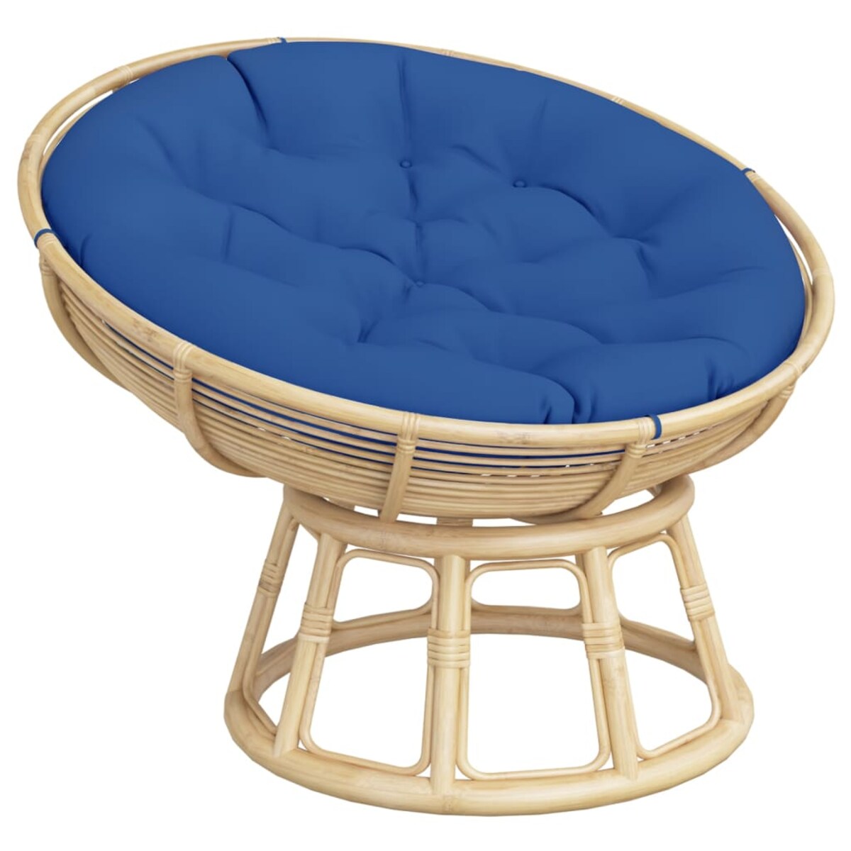 vidaXL Okrągła poduszka, kolor szafirowy, Ø 100x11 cm, tkanina Oxford