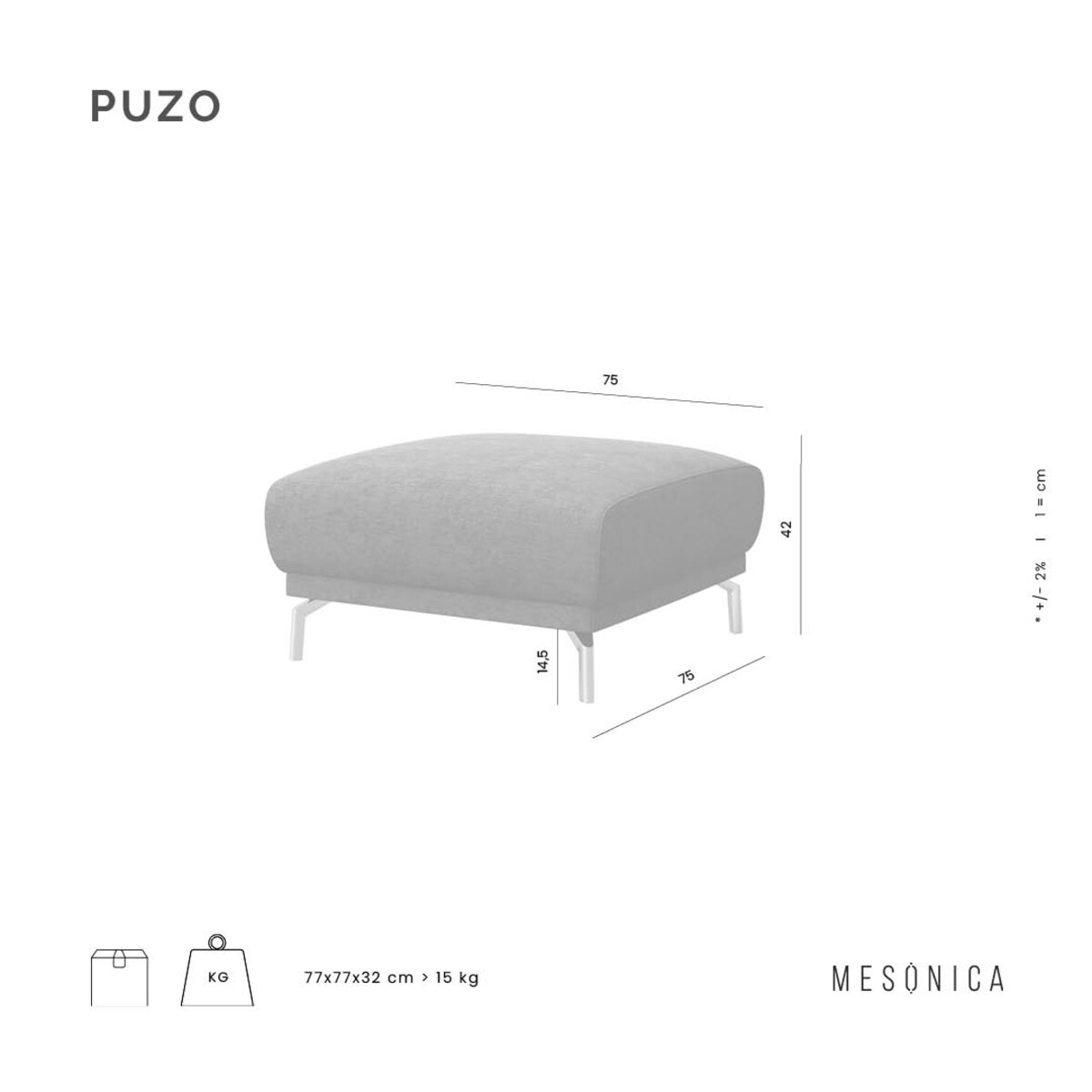 Puf Puzo zielony