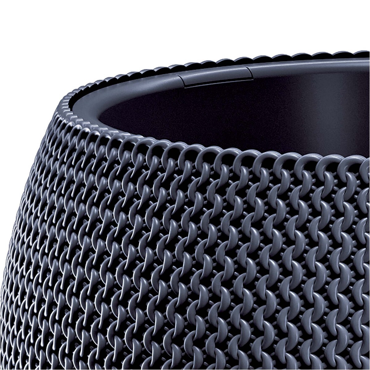 Doniczka Donica Do Domu I Ogrodu Splofy Bowl Antracytowa 29 Cm