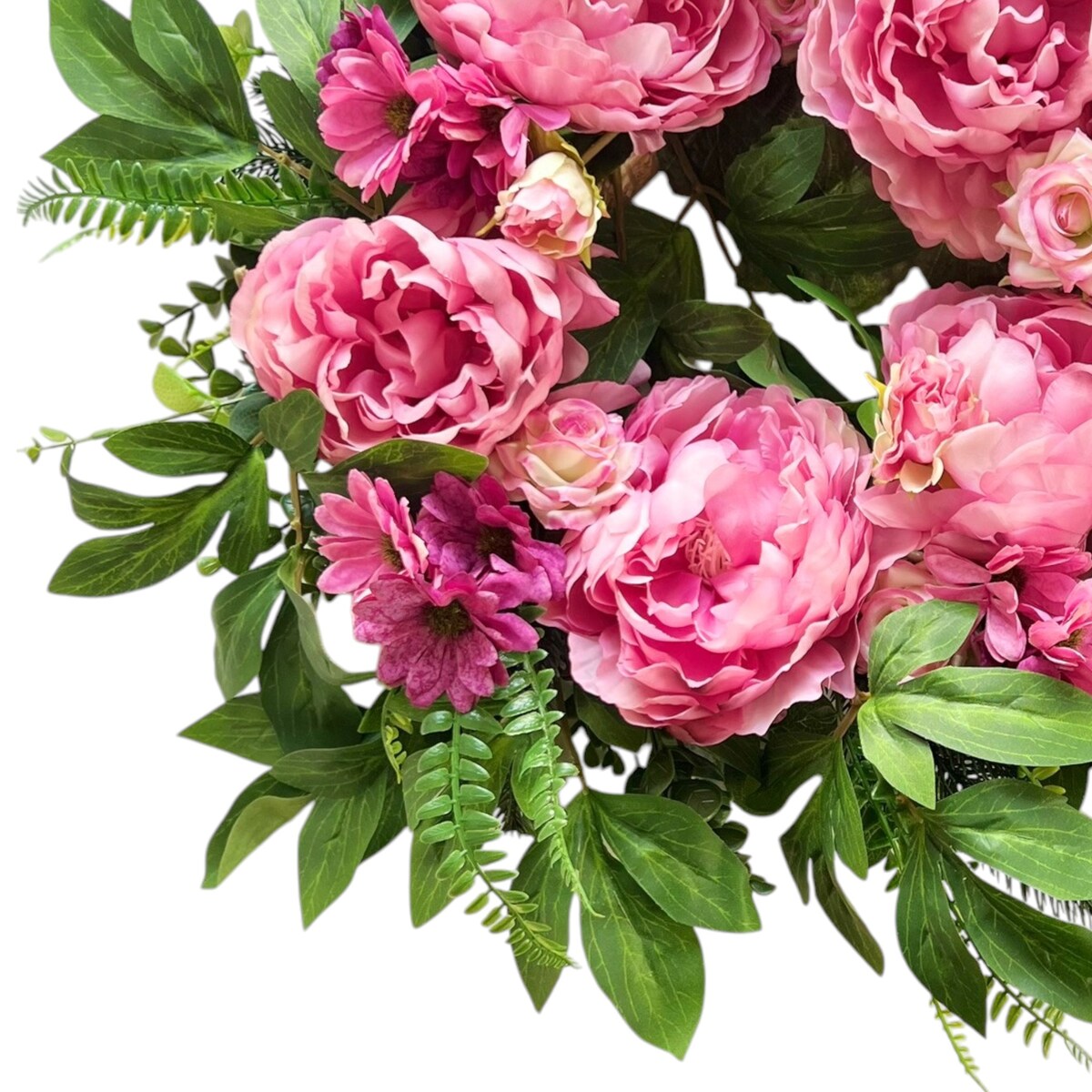 Wiosenny wianek ø 55-60 cm stroik wielkanocny XXL peony