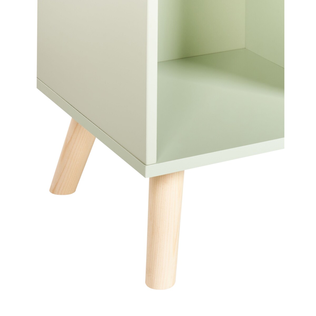 Regał 3 półki MDF Jasnozielony LILOET