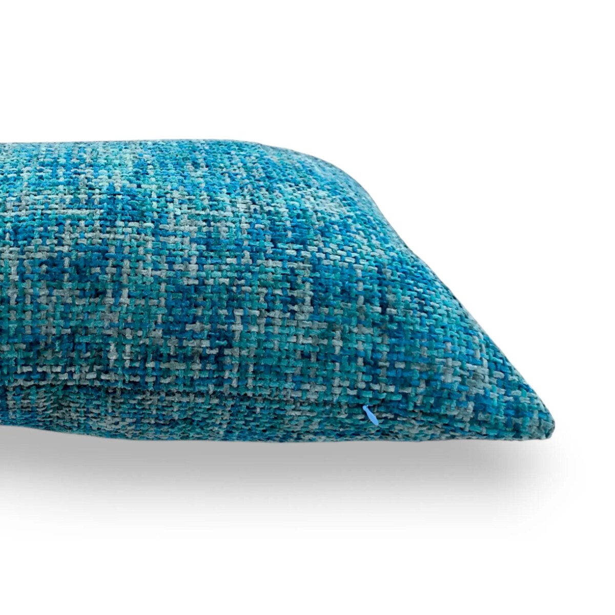 Niebieska - turkusowa poduszka dekoracyjna 60x40 Stella - melanż